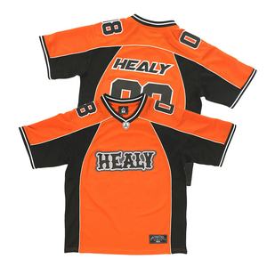 कस्टम वी गर्दन रेट्रो अमेरिकी फुटबॉल जर्सी स्ट्रिप पैचवर्क डिजाइन फुटबॉल जर्सी - Product Image 1