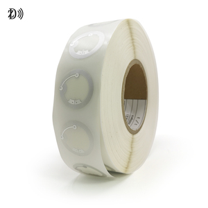 Autocollant NFC213 rond de 25 mm, mini-étiquette intelligente en PVC, étiquette blanche en PET, logo personnalisé, étanche, pour jouets, cartes, albums photo - Product Image 5
