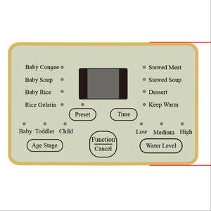 Produits pour bébé 1.0 qt Portable Smart Céramique Électrique Mijoteuse Nutriment Soupe Dessert Nid d'oiseau <span class=keywords><strong>Gélatine</strong></span> Bébé Riz Cuiseur - Product Image 6