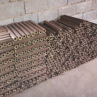 Petite machine de fabrication de briquettes de charbon de bois à partir de sciure de bois, de paille, de balles de riz, de cendres de maïs et de sciure de bois