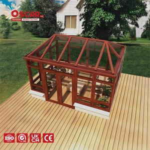 Véranda en verre extérieure avec ventilation et protection <span class=keywords><strong>UV</strong></span>, idéale pour la détente dans le jardin, au bord de la piscine ou sur la terrasse - Product Image 1