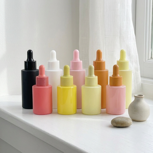 Venta al por Mayor de Botellas de Vidrio con Gotero en Colores Pastel Personalizadas, Frascos de Vidrio Brillante para Suero, Aceites Esenciales y Esencias Faciales - Product Image 4