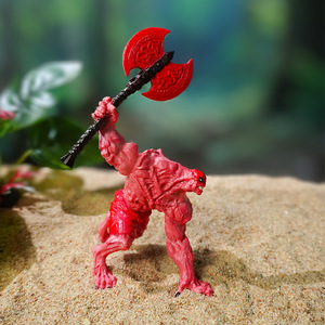 Bán chạy nhất trận chiến khổng lồ rìu người sói BAT PVC mô hình bể cá mô phỏng Áo Giáp Chiến Binh cảnh quan Phụ kiện hồ cá - Product Image 3