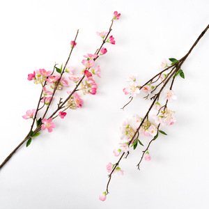Fleurs artificielles en soie de pommier, de pêcher et de prunier ; Fleurs pour la décoration de cérémonies de mariage et la décoration florale de la maison - Product Image 3