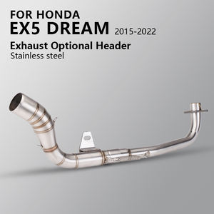 Pour Yamaha EX5 Dream 2015-2022 Moto Échappement Modifier Header Tube Slip on Inoxydable 51MM Avant Lien Tuyau <span class=keywords><strong>Évasion</strong></span> Moto Ligne - Product Image 2