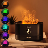 Humidificateur d'air électrique commercial pour hôtel, diffuseur d'arômes d'huiles essentielles noir