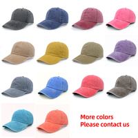 Gorra de Béisbol Casual de Algodón Lavado Estilo Vintage, Personalizable con Logotipo, Ajustable, de 6 Paneles, Unisex, para Uso Diario
