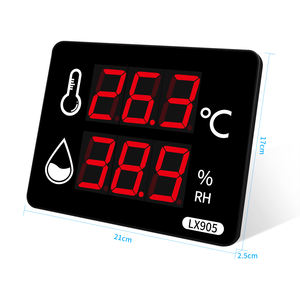 혹독한 환경을 위한 고온 프로브가 장착된 전문가용 LX905-C 디지털 온도계 습도계 산업용 습도 측정기 - Product Image 2