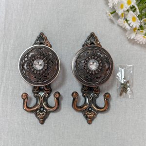 Jp Nhà Máy Trực Tiếp Không Có Cú Đấm Pha Lê Rèm Móc Phong Cách Châu Âu Tường Móc Thiệt Hại Miễn Phí Trang Trí Nhà Treo Giải Pháp - Product Image 4