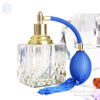 Flacon de parfum en verre cristal de 5 ml, petit, mini, personnalisé, style unique, coloré, vente chaude, pour la décoration de la maison et des mariages
