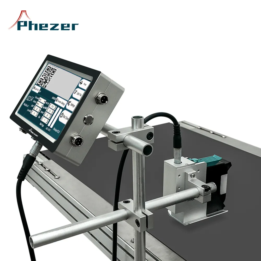 Fácil de operar imagem de texto industrial dhea ea impressora térmica on-line inkjet