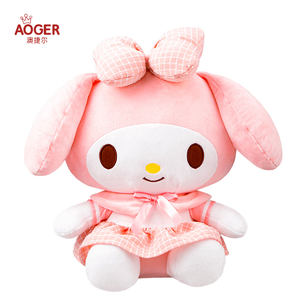 Dibujos animados Sanrioed serie felpa Pascua Cinnamoroll felpa almohada Purin peluche muñeca melodía juguetes de peluche My Kuromi muñecos de peluche regalo - Product Image 4