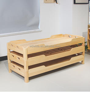 <span class=keywords><strong>Lit</strong></span> simple en bois pour enfants, pour la maternelle, la garderie, la maternelle, la crèche Montessori, <span class=keywords><strong>lit</strong></span> de repos, <span class=keywords><strong>empilable</strong></span>, peu encombrant - Product Image 2