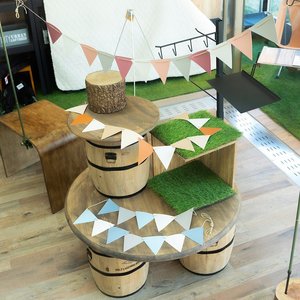 Envío rápido Bandera <span class=keywords><strong>Banner</strong></span> 3M Camping Bandera Bunting <span class=keywords><strong>Banner</strong></span> Fiesta Exterior Interior 12 Piezas Fiesta Boda Banderín de cuero - Product Image 1