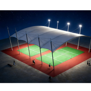 High Strength PVC Stadium Tension Roof Manufacturer Padel tennis court Tent Waterproof Outdoor Basketball Court Cover - Product Image 6