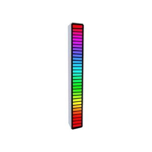Iluminación ambiental RGB para coche con captación de sonido, modificación interior, iluminación de ritmo de espectro de audio musical activada por voz, interior - Product Image 5