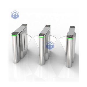 Tourniquet de sécurité pour le système de contrôle d'accès d'entrée Tourniquet de barrière d'aileron Porte inoxydable Bâtiment commercial bidirectionnel - Product Image 1