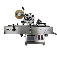 Applicateur automatique d'étiquettes horizontales pour flacons, ampoules, rouges à lèvres, flacons d'injection, bouteilles en plastique, tubes, étiqueteuse