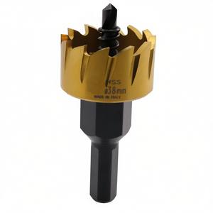 Lame de scie cloche HSS 38 mm revêtue de titane pour percer le métal et le bois - Product Image 2