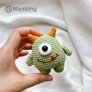 Portachiavi Mostro all'Uncinetto Fatto a Mano - Simpatico Mini Peluche, Regalo Unico <span class=keywords><strong>per</strong></span> Bambini, Decorazione <span class=keywords><strong>per</strong></span> Borse e Cosplay - Product Image 5
