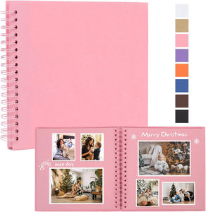 <span class=keywords><strong>Pages</strong></span> personnalisées en gros bleu noir rose blanc marron couverture livres de mémoire bricolage artisanat Albums <span class=keywords><strong>Photo</strong></span> spirale Scrapbook <span class=keywords><strong>Album</strong></span> papier - Product Image 2