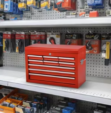 Chariot à outils roulant haute capacité, armoire de rangement amovible personnalisée, tiroirs de réparation automobile, coffre à outils verrouillable pour <span class=keywords><strong>garage</strong></span> et mécaniciens - Product Image 6