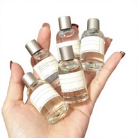 Flacon de parfum élégant de haute qualité, personnalisé, imprimé à l'écran, 30 ml, 50 ml, 100 ml, petit flacon de parfum vide, emballage en verre pour parfum de poche