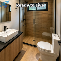 Installation Rapide – Maison Conteneur Modulaire en Acier de 40 pieds avec Chambre et Salle de Bain pour Utilisation Extérieure/Entrepôt – Design Moderne Clé en Main Personnalisable