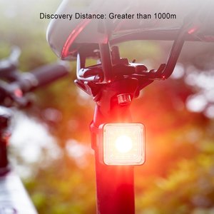 Kit d'éclairage extérieur rechargeable pour vélo, phares et feux arrière modifiés, accessoires de vélo, lumières à détection de freinage - Product Image 3