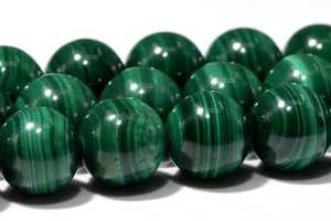 ลูกปัดหินมาลาไคต์สีเขียวแท้8มม. หินควอตซ์แกะสลักคุณภาพสูงเครื่องประดับตกแต่งบ้านของฮวงจุ้ย - Product Image 2