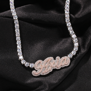 Spedizione Gratuita Collana Personalizzata con Lettera o Nome, Placcata in Oro Vero, Gioielli Fai-da-Te, Collana Femminile con Ciondolo a Cuore - Product Image 5