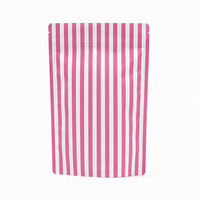Bolsa de Embalaje de Plástico con Cierre Hermético y Acabado Mate Rosa Personalizado, Impresión HD, para Productos, Bolsas de Mylar