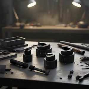 Kit de Punzones Hidráulicos de 1/2, 3/4, 1 y 1-1/4 Pulgadas, Juego de Herramientas de Acero Inoxidable para Aplicaciones en Acero - Product Image 2