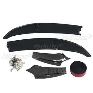 535i Car Front Bumper Lip Chin Bumper Body Kits <b>Splitter</b> for BMW F10 5 Series 535i 528i M Sport 2011-2016 Spolier Aprons Guards - Product Image 2