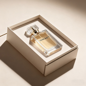 Custom Logo 30ml 50ml 100ml Clear <strong>Square</strong> Perfume Bottles with Lid Fragrance Bottle Gift Box Packaging Polished <strong>Glass</strong> - Product Image 3