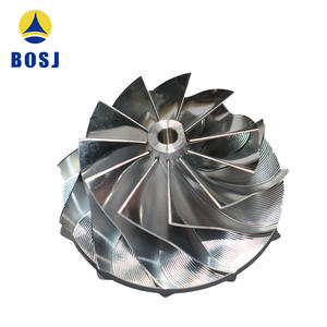 ビレット鍛造コンプレッサーホイールビレット54x67mm 9 + 0フォワード5-AXIS CNCマシン230-G003 - Product Image 1