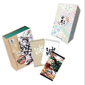 2026 NOVITÀ Carte da Gioco Anime Giapponesi All'ingrosso, Carte da Collezione Anime <span class=keywords><strong>Demon</strong></span> <span class=keywords><strong>Slayer</strong></span> 3D <span class=keywords><strong>TR</strong></span> Ispessite - Product Image 2