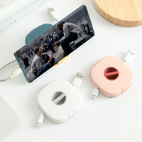 Organizador de Cables Ecológico y Compacto para Sala de Estar - Estuche para Cables de Carga, Auriculares USB, Ratón y Otros Cables
