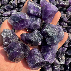 Cristales espirituales semipreciosos al por mayor, piedras preciosas en bruto, <span class=keywords><strong>amatista</strong></span> natural, piedras en bruto para Decoración - Product Image 5
