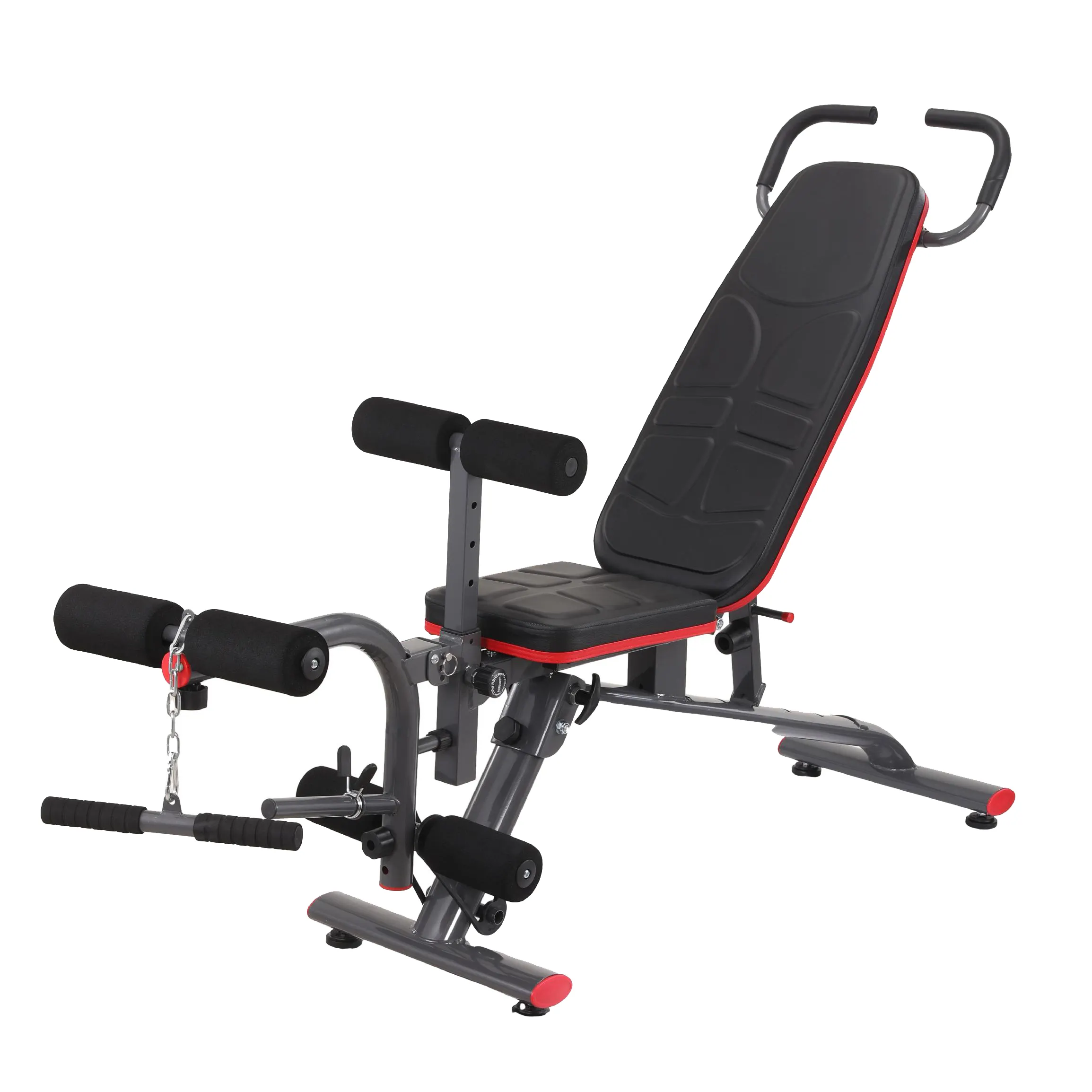 El más nuevo multiusos plegable Fitness mancuerna interior entrenamiento muscular ajustable banco con mancuernas