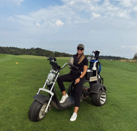 Scooter de golf électrique à trois roues, intelligent, pliable, étanche, GPS, 50 km/h