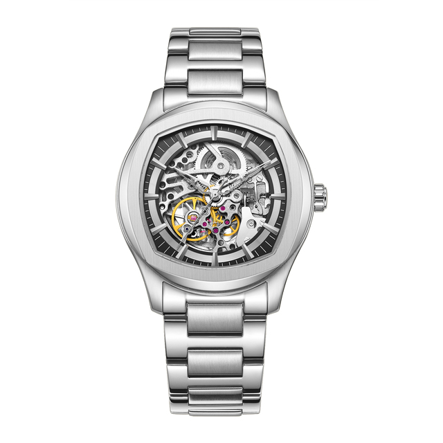 Low Moq Orologio SEA GULL Automatic Transparence Timepiece Mens Luxury Stainless Steel Watch Custom Logo Watches Men Automatic