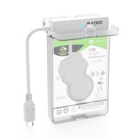 MAIWO Box Esterno per Disco Rigido SATA da 2,5 Pollici, 10Gbps, Senza Attrezzi, Tipo C, con Adattatore SATA