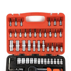 Professional 53PCS Socket Wrench <b>Set</b> Hand Tool Kit CRV Ratchet Spanner <b>Screwdriver</b> <b>Bits</b> for Garage Workshop Home Repair Socket W - Product Image 3