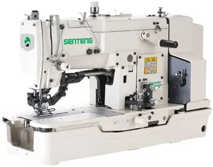 ST 781 High speed Full automatic straight stitch button holing industrial sewing machine apparel machinery