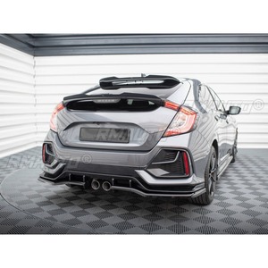 ลิ้นกันชนหน้ารถยนต์ ลิ้นกันชนหน้ารถยนต์ ลิ้นกันชนหลัง ชุดแต่งรอบคัน สำหรับ Honda Civic รุ่นที่ 10 Hatchback ปี 2021 อะไหล่ภายนอก - Product Image 3