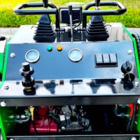 DGER 35 PS Kubota Motor Diesel Kompaktlader Kompaktes Design Forstmulcher-Anbaugerät Raupenfahrzeug Gebraucht Inklusive Schaufel