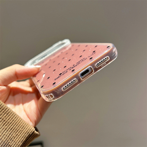 เคสโทรศัพท์ลายหูแมวน่ารักเคลือบเงาสำหรับ iPhone 16 15 14 Plus Pro Max, เคส iPhone 17 Pro Max ลายจุด - Product Image 6