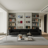 Étagère à livres en bois moderne pour la maison, le bureau, la bibliothèque, avec des étagères ouvertes pour le salon