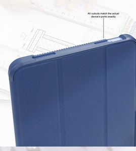 เคส ODM PC+TPU แบบพับสามตอน ทนทานต่อการตกกระแทก พร้อมช่องใส่ปากกาในตัว ฟังก์ชั่นปลุก/พักอัตโนมัติ สำหรับ iPad 11 นิ้ว - Product Image 5